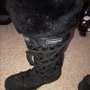 Black Coach Boots